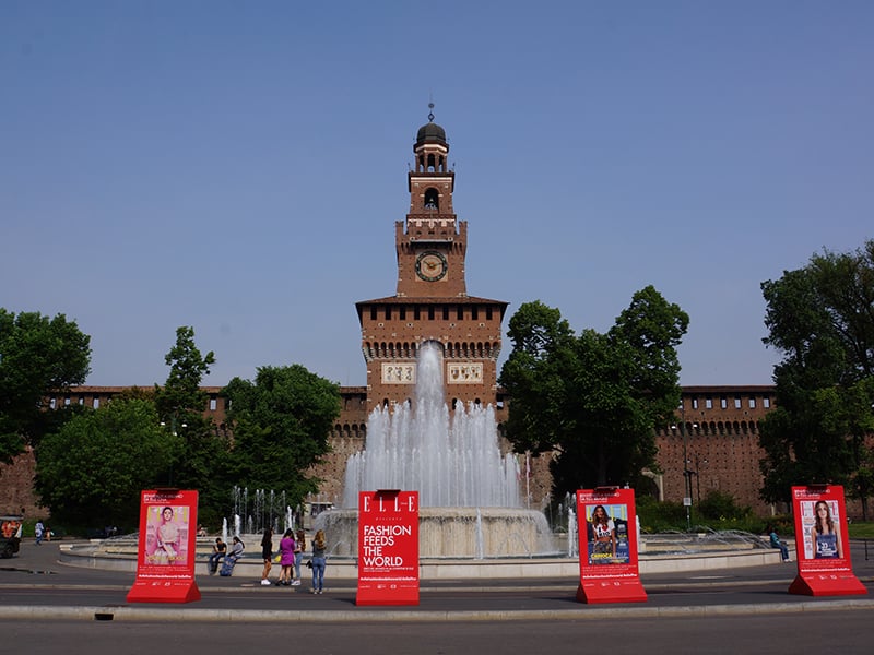 スフォルツェスコ城 Castello Sfrozesco
